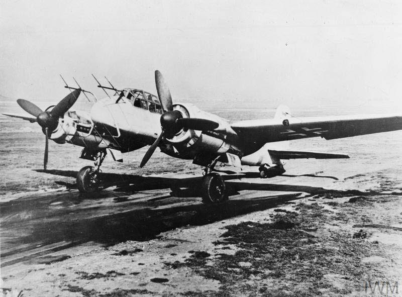 Front view of Junkers Ju 88G-6 