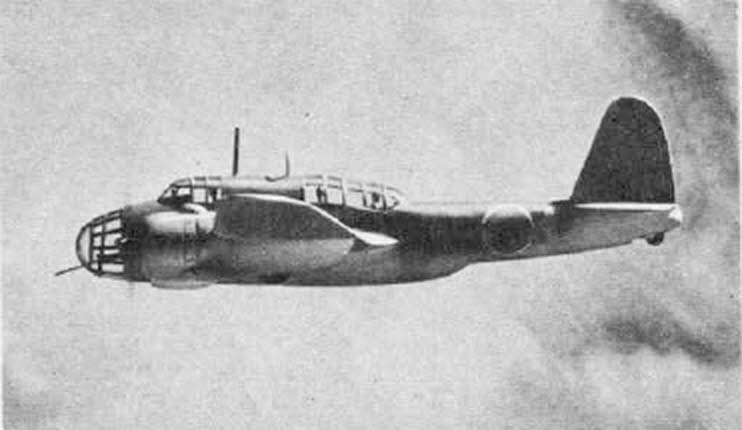 Side view of Kawasaki Ki-48 'Lily' 