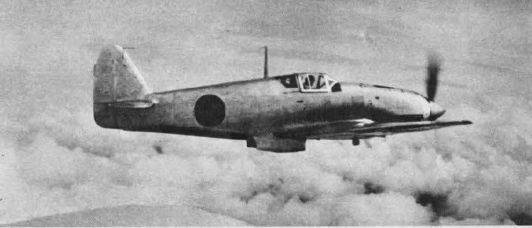 Kawasaki Ki-61-I 'Tony' from the right 