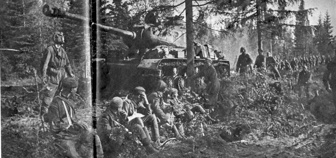 KV-85 on Leningrad Front 