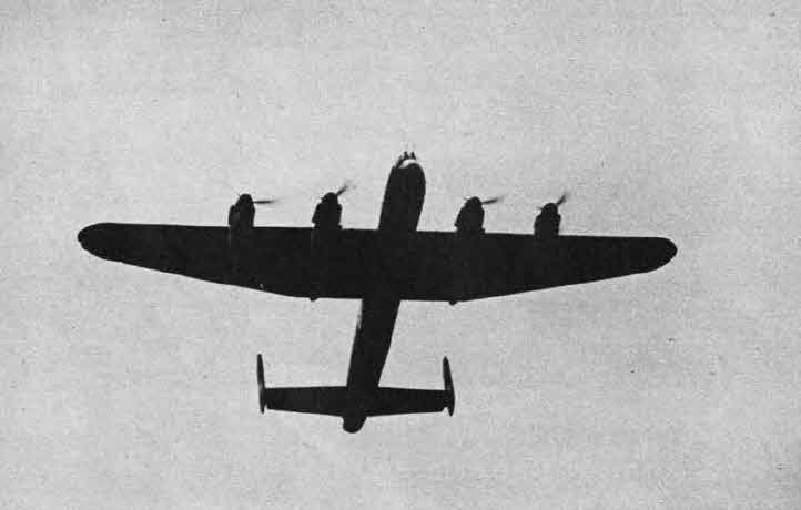 Avro Lancaster from Below 