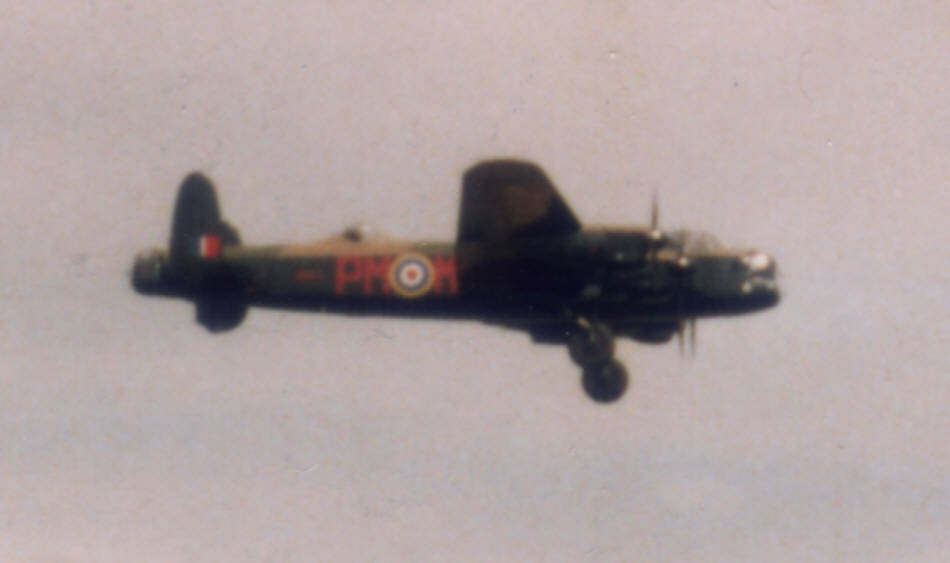 Avro Lancaster in Flight 
