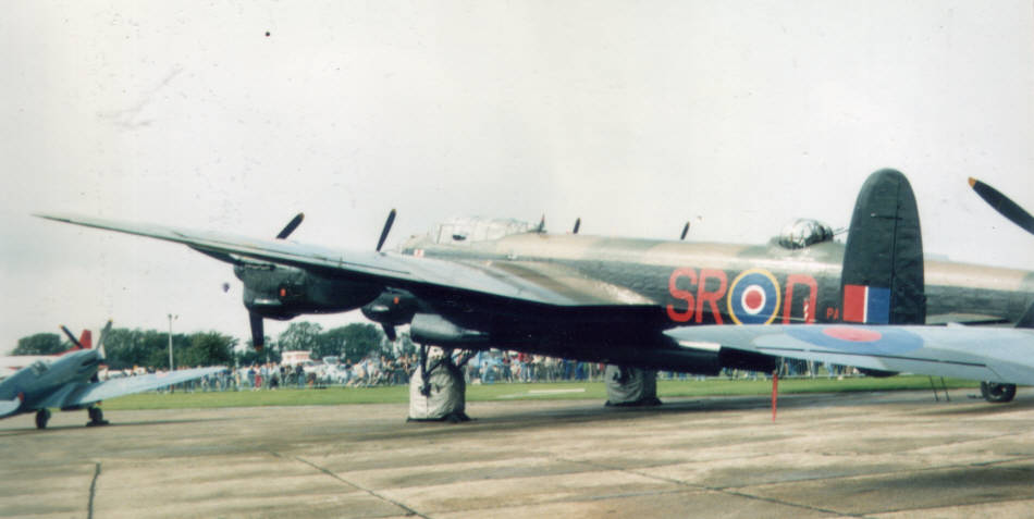 Avro Lancaster from the back and left