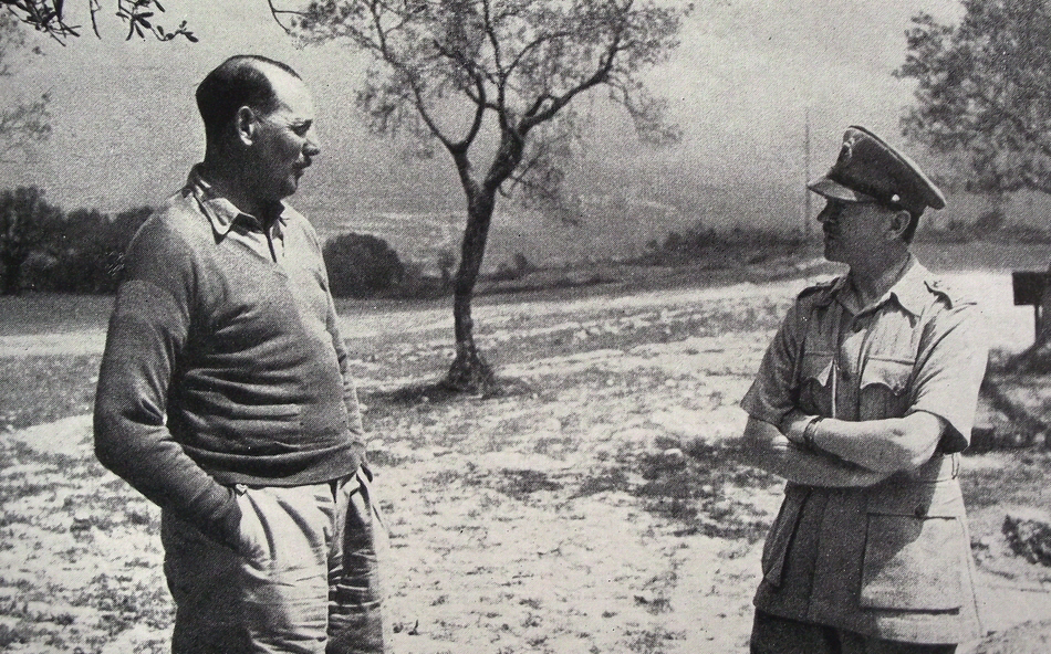 General Leese and General Alexander during 4th battle of Cassino 