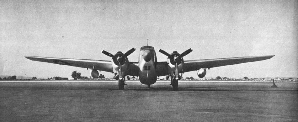 Front view of Lockheed PV-2 Harpoon 