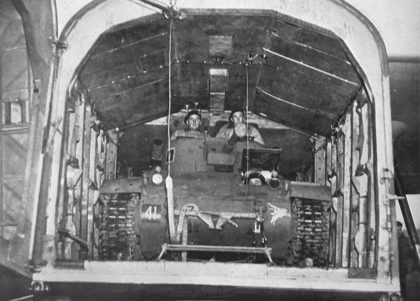 M22 Light Tank 'Locust' in Hamilcar Glider 