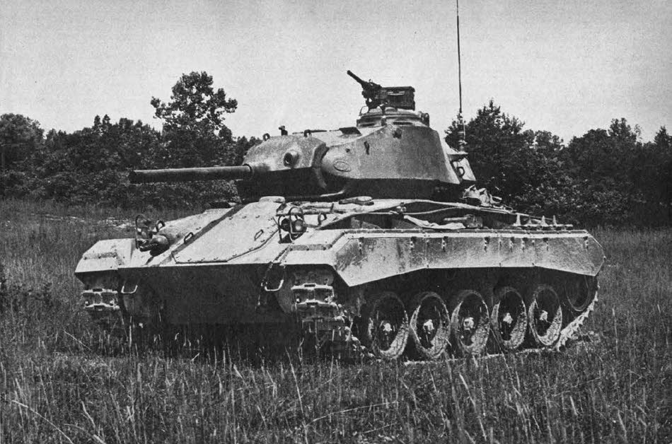 Front Left View of M24 Chaffee 