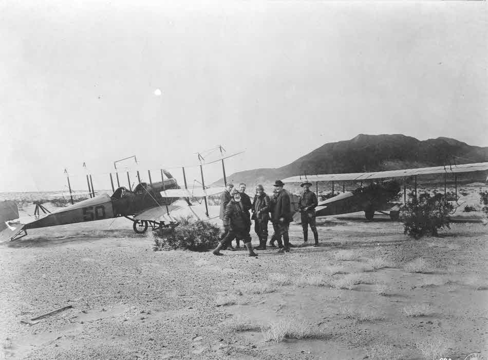 Martin TT and Curtiss JN-4, Mexico, January 1917 