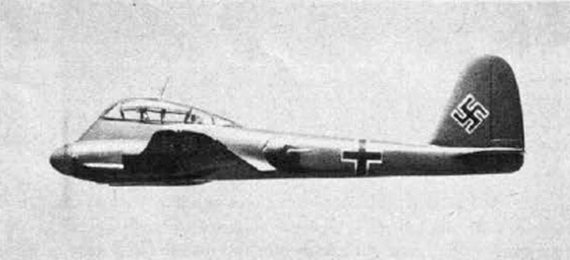 Messerschmitt Me 210A from the left 