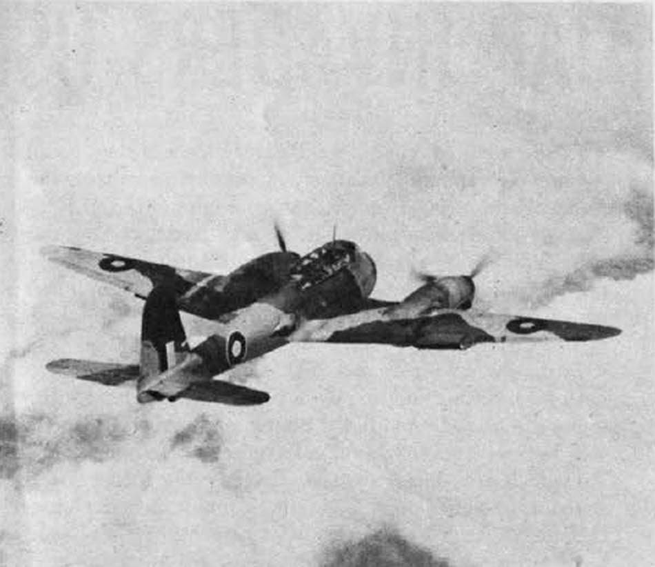 Messerschmitt Me 410A-3 from the back-right 