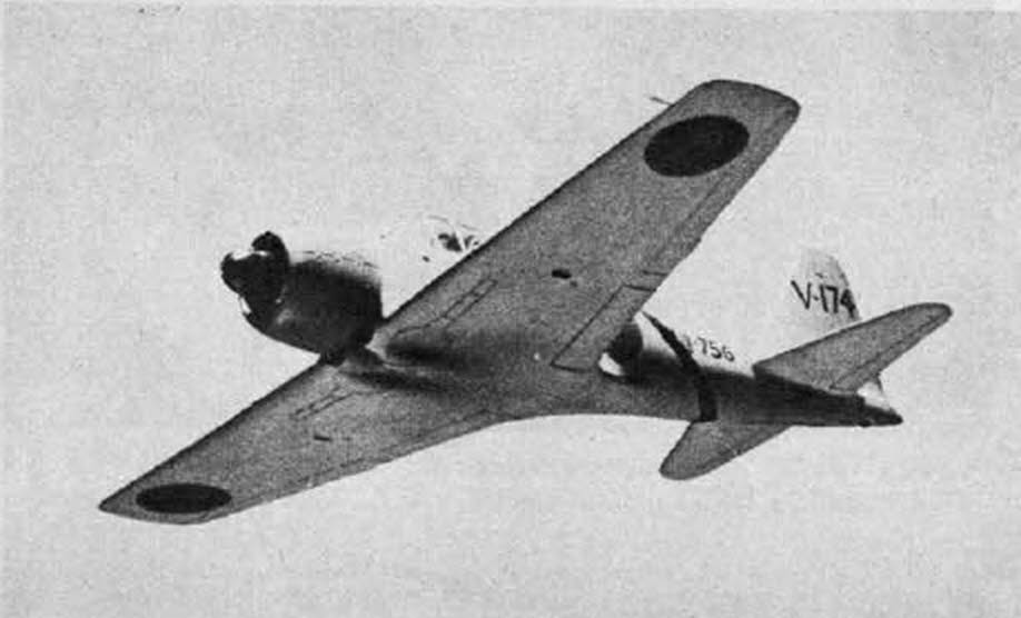 Mitsubishi A6M3 Zero from Below 