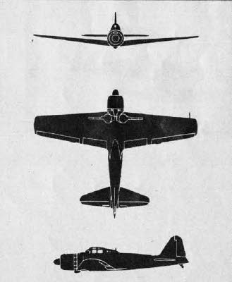 Plans of Mitsubishi A6M3 Zero 