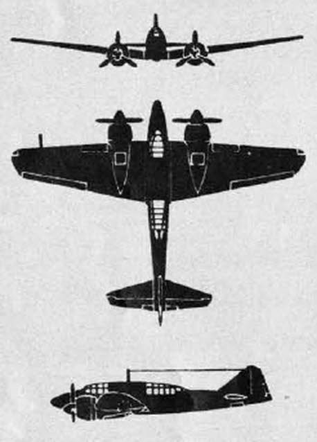 Plans of Mitsubishi Ki-46 'Dinah' 