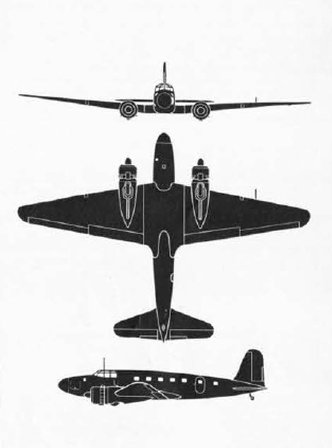 Plans of Mitsubishi Ki-57 'Topsy' (1 of 2) 