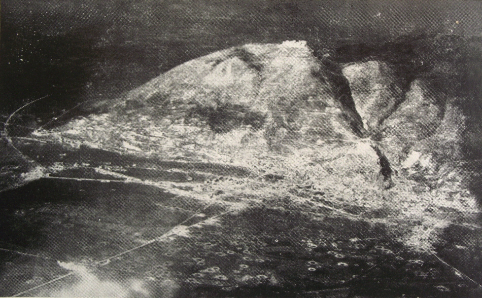 Monte Cassino from the air, 1944 