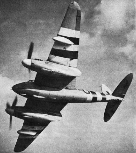 De Havilland Mosquito from Below 