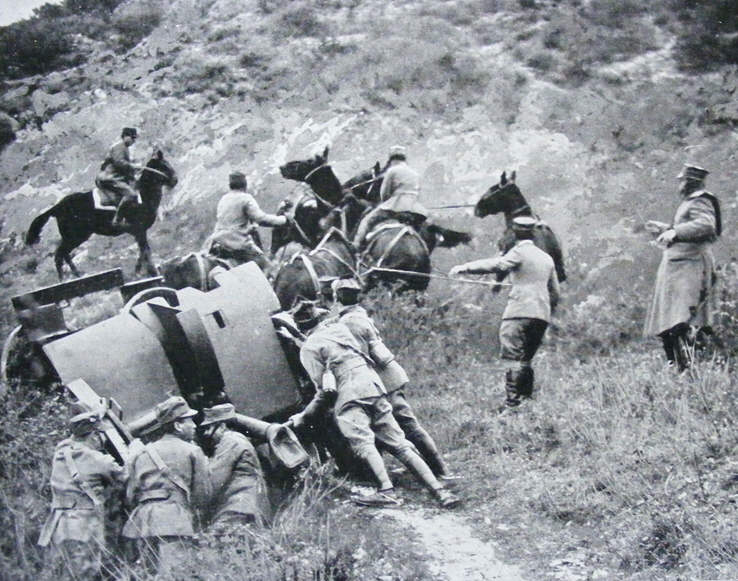 Italian Field Artillery, First World War 
