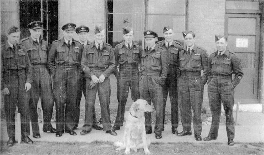 Charles Muldownie and group at Cranwell 