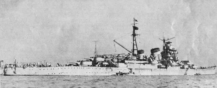 Nachi class cruiser Ashigara