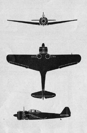 Plans of Nakajima Ki-43 'Oscar' 