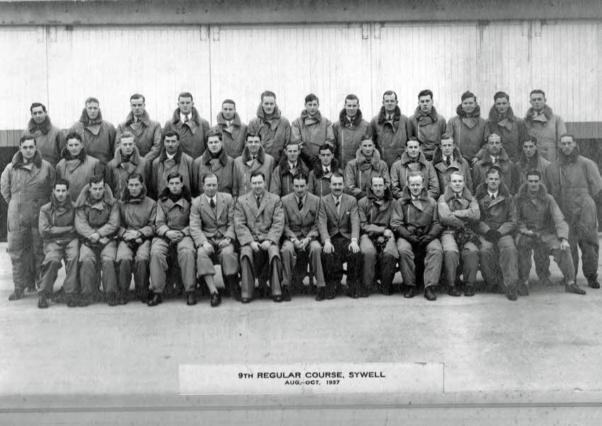 Ninth Initial RAF Flying Training Course at Sywell, 1937