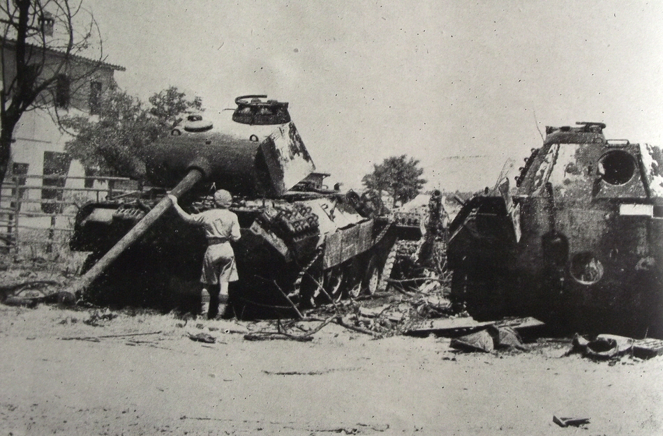 Abandoned Panther Tanks north of Rome
