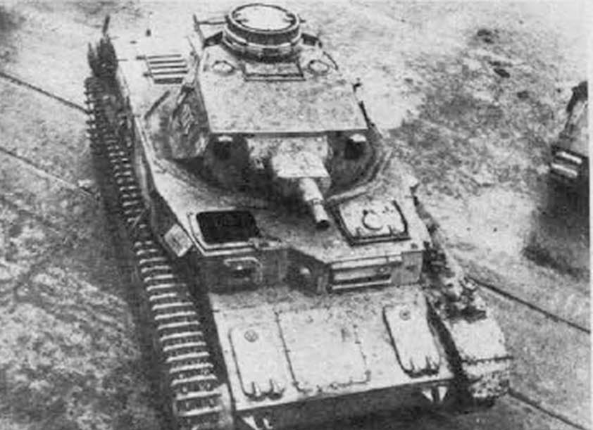 Panzer IV ausf D from above 