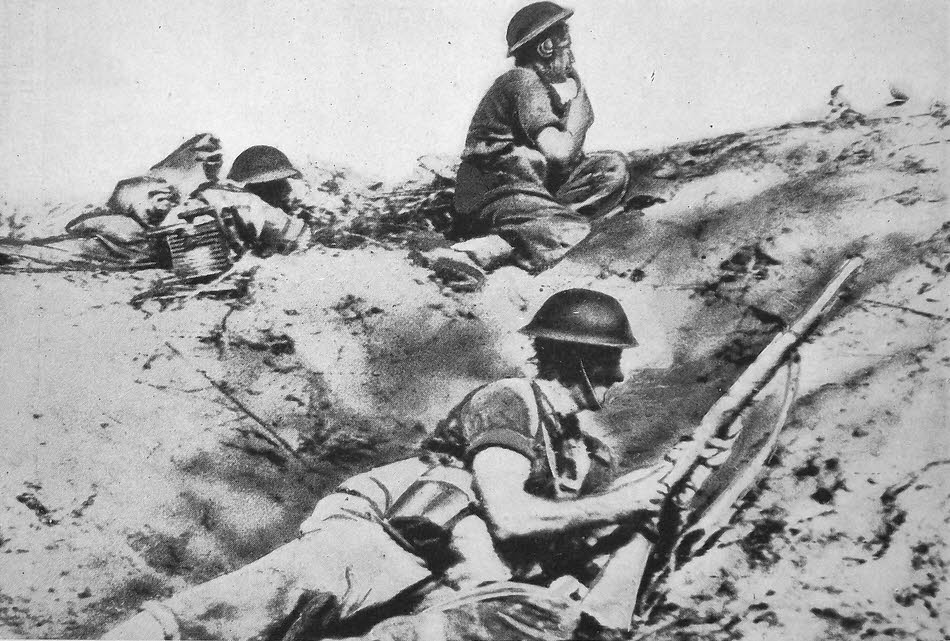Australian Troops pinned down, Balikpapan 