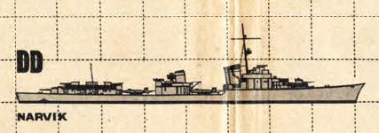 US Plan of 1936A Type Destroyer (Germany) 