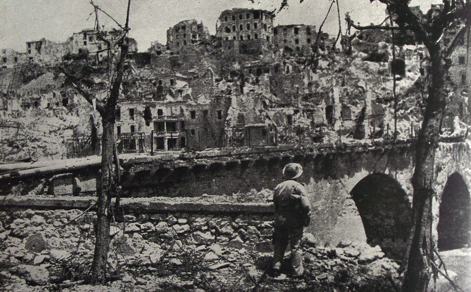 Ruins of Portecorvo, 1944 