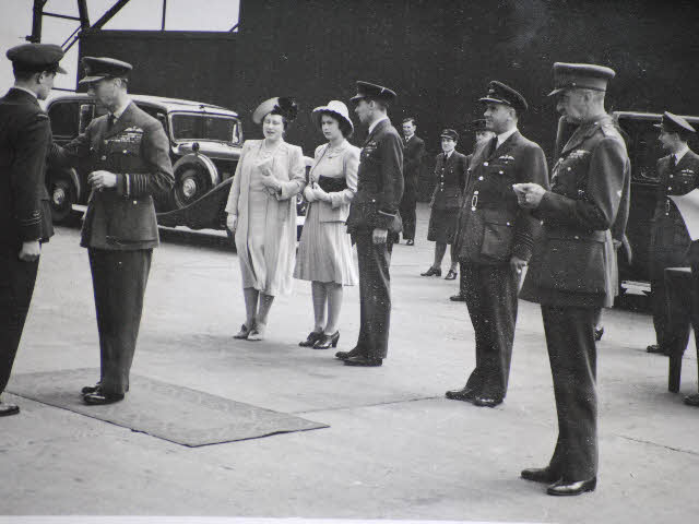 Royal Visit to No.7 Squadron, July 1944 