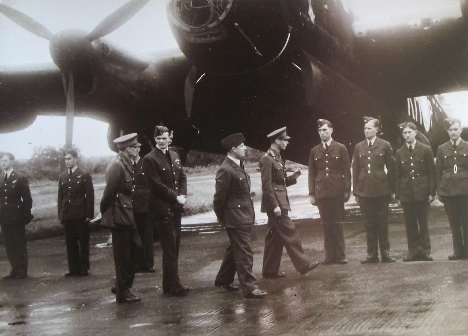 Lancaster Mk I during Royal Visit to Nutts Corner, 1942 