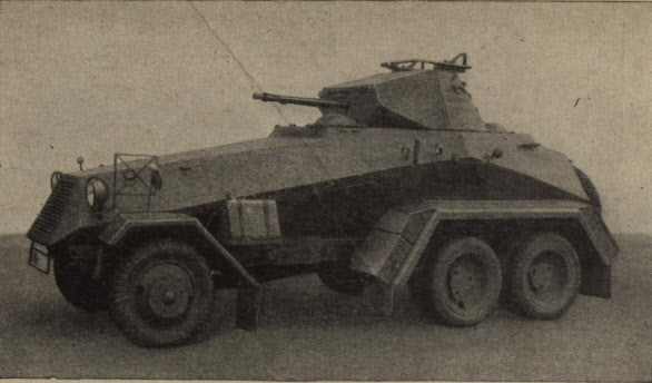 Schwerer Panzerspahwagen Sd.Kfz 231 (6.rad) from the left 