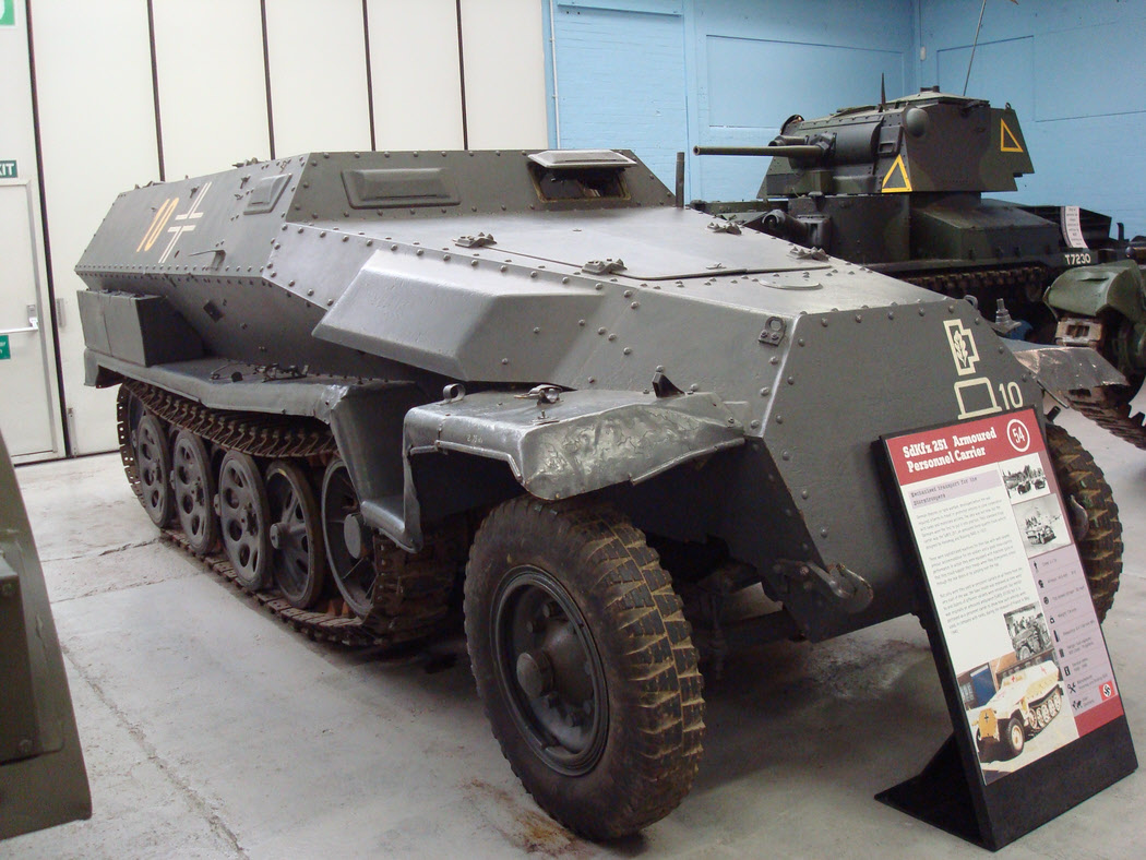 Sd.Kfz 251 Half Track from the front 