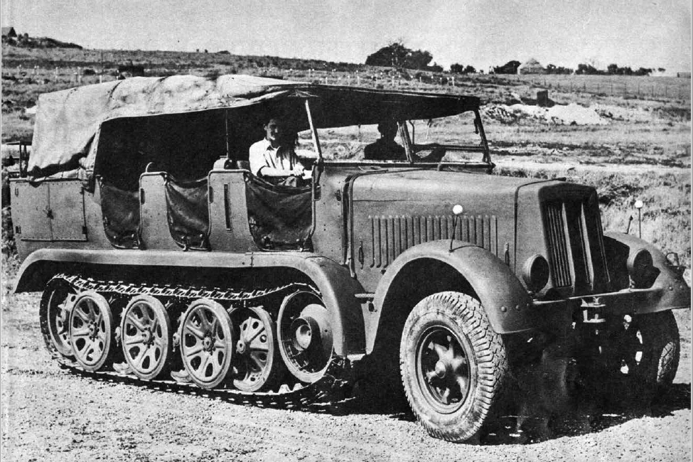 Sd.Kfz. 7 Half Track from the Right 