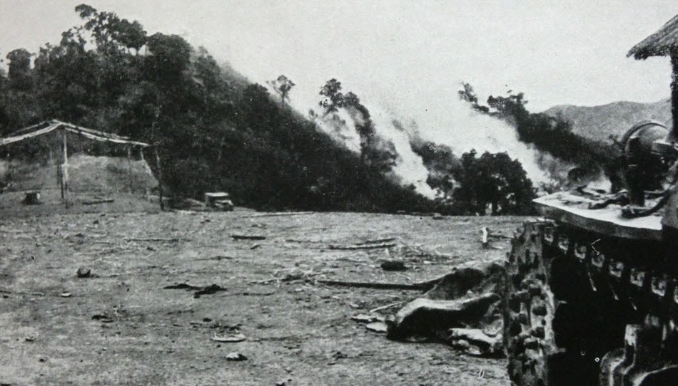 Shellfire on the Tamu Road, Imphal 