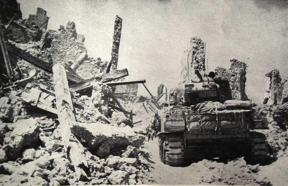 Sherman in Sant' Angelo, Fourth Battle of Cassino 