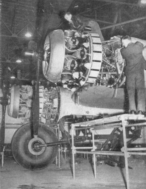 Short Stirling Engines being adjusted