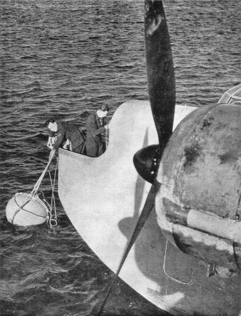 Nose position of Short Sunderland