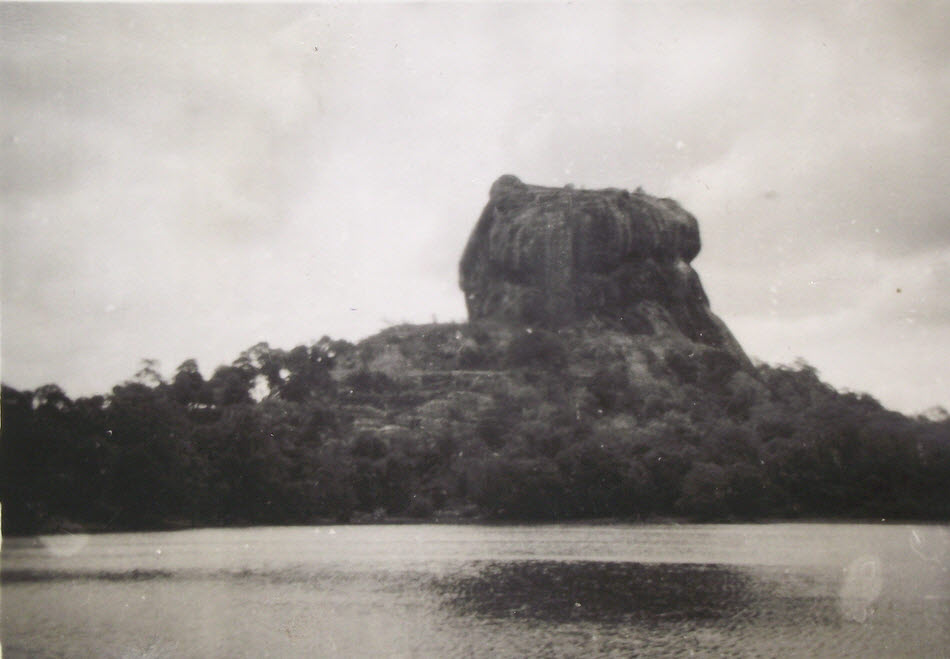 Sigiriya Rock from the south 