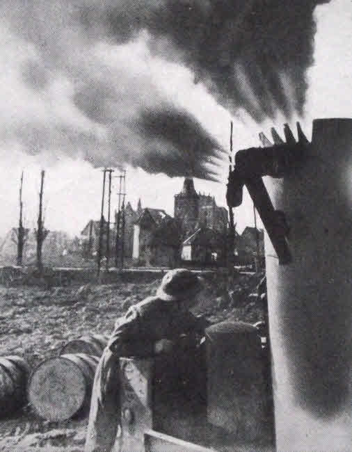 Smoke Generators west of the Rhine, March 1945 