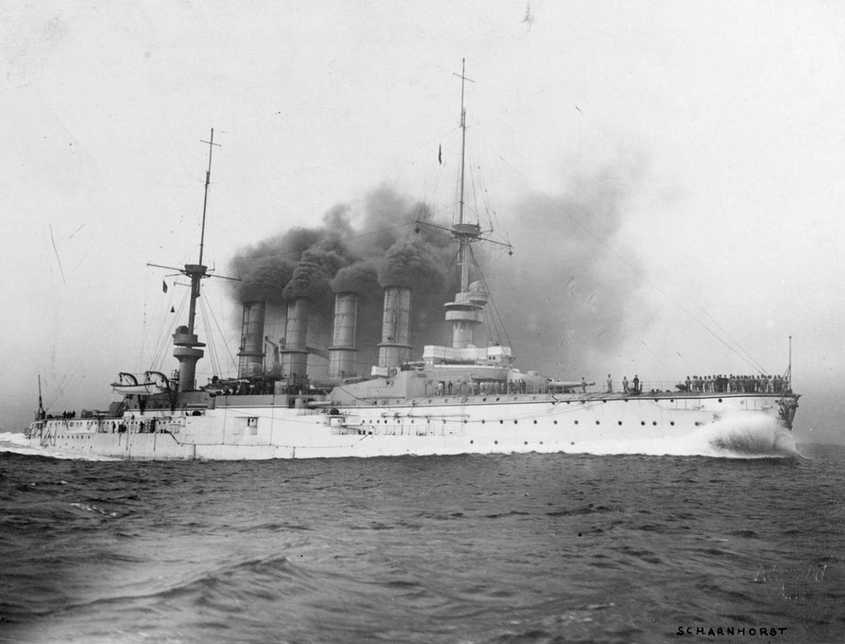 SMS Scharnhorst, c.1907-8 