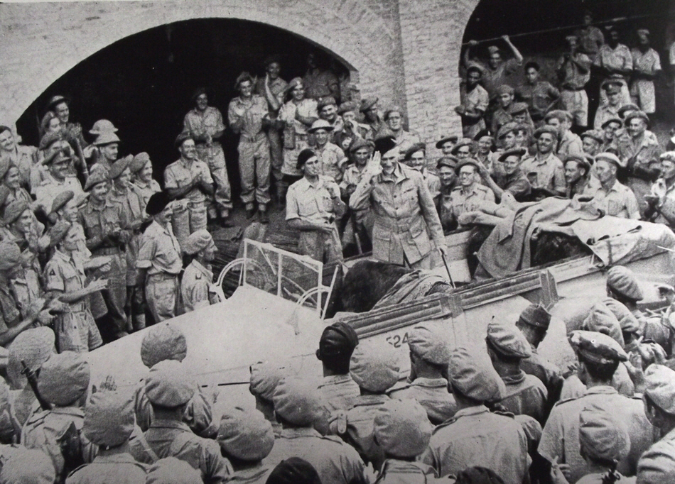 Field Marshal Smuts visits South African Troops, Italy, 1944 