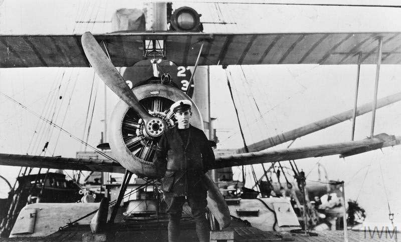 Sopwith 2F.1 Camel on HMS Inflexible
