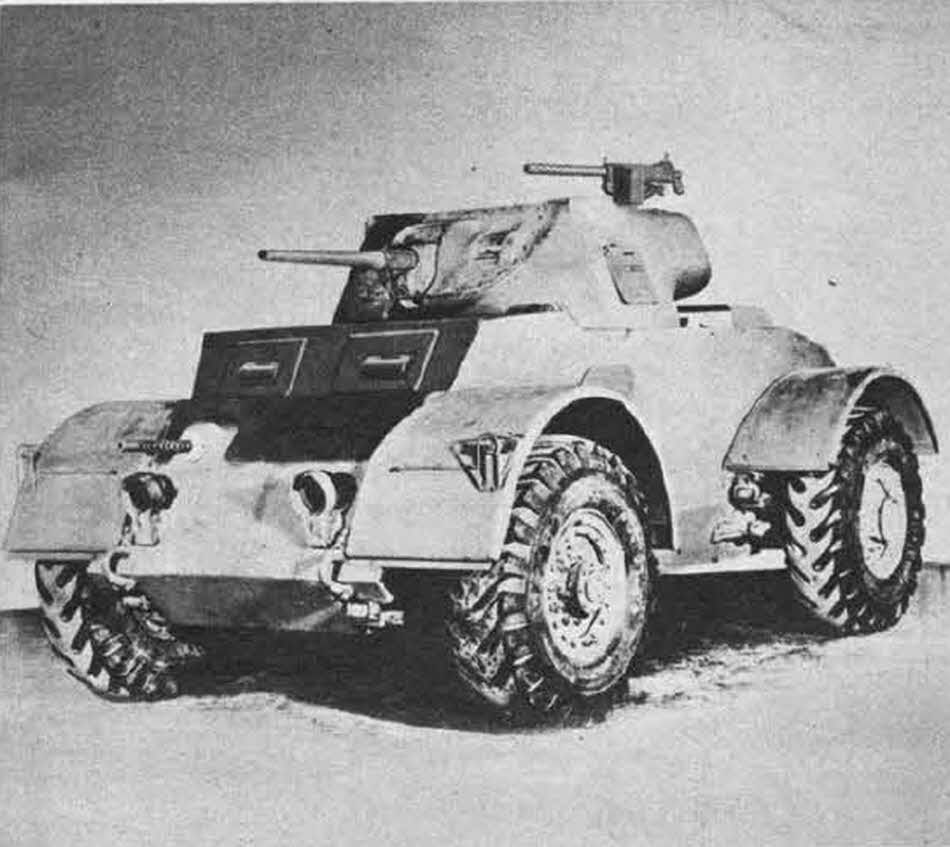 Staghound Armoured Car Mk.I from the front 