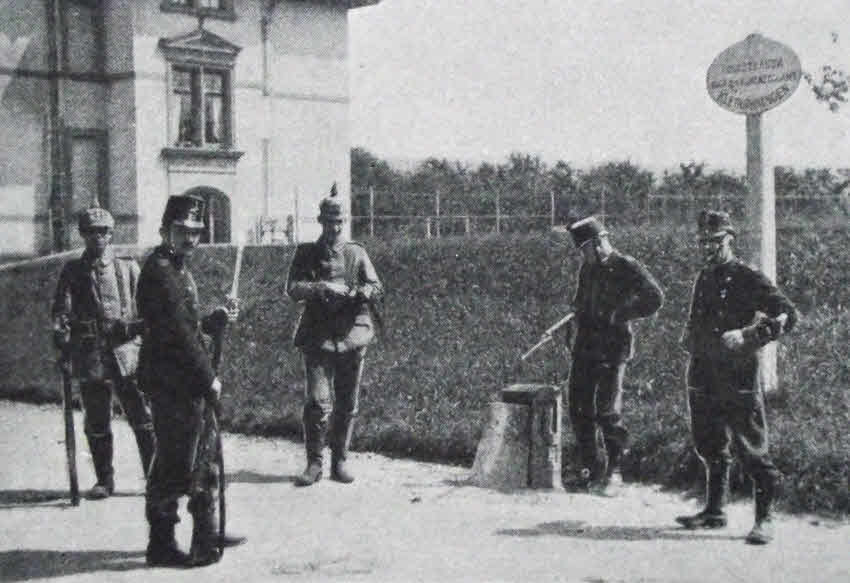 Swiss-German Border, c.1914 