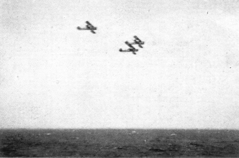 This flight of Fairey Swordfish torpedo bombers was returning from a successful attack on the Bismarck on 26 May 1941