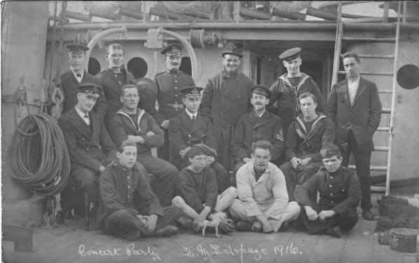 Concert part in uniform, HMS Topaze