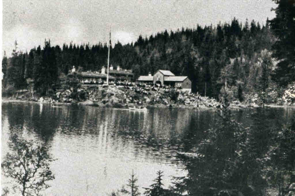Tryvannstua in Nordmarka, Norway, 1945 