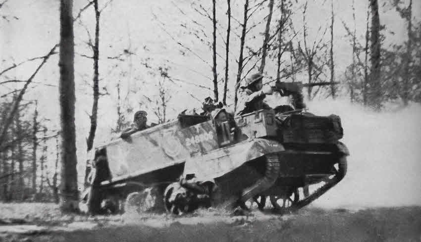 Universal Carrier in Holland, 1945 